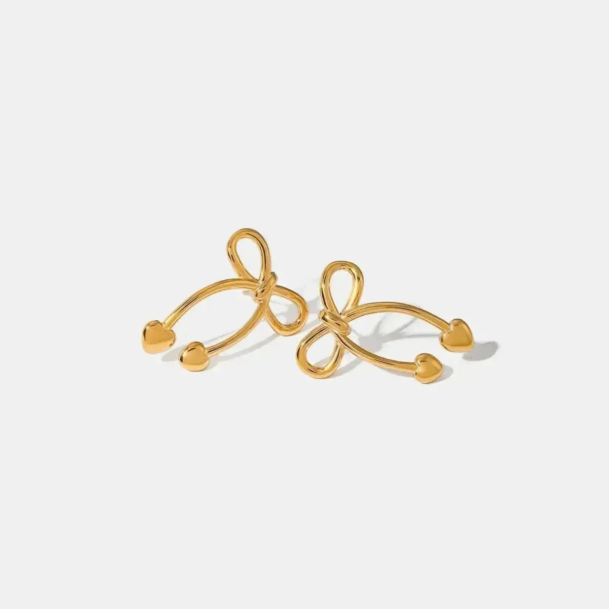 Stainless Steel Bow Earrings - Bad Moms Club