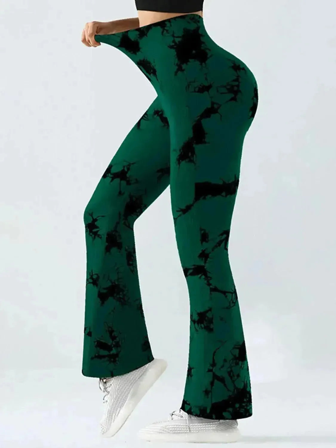 Tie-Dye High Waist Active Leggings - Bad Moms Club