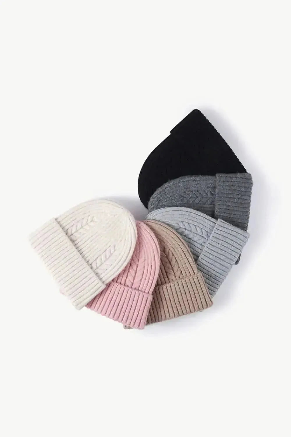 Cable-Knit Cuff Beanie - Bad Moms Club
