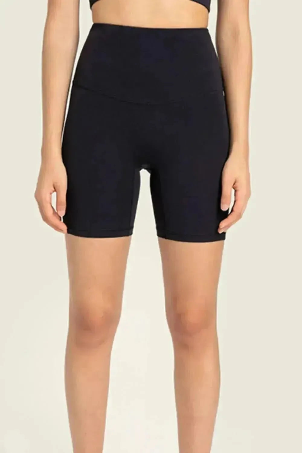 Seamless High-Rise Wide Waistband Biker Shorts - Bad Moms Club