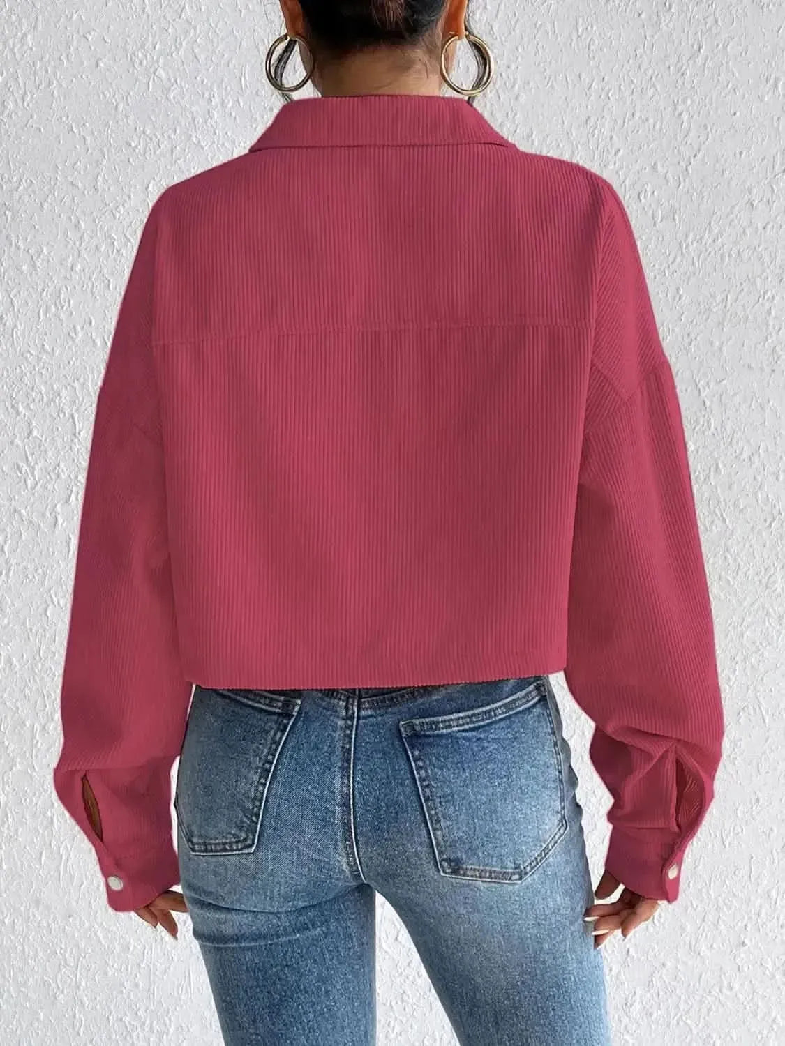 Honey Snap Down Long Sleeve Jacket - Bad Moms Club