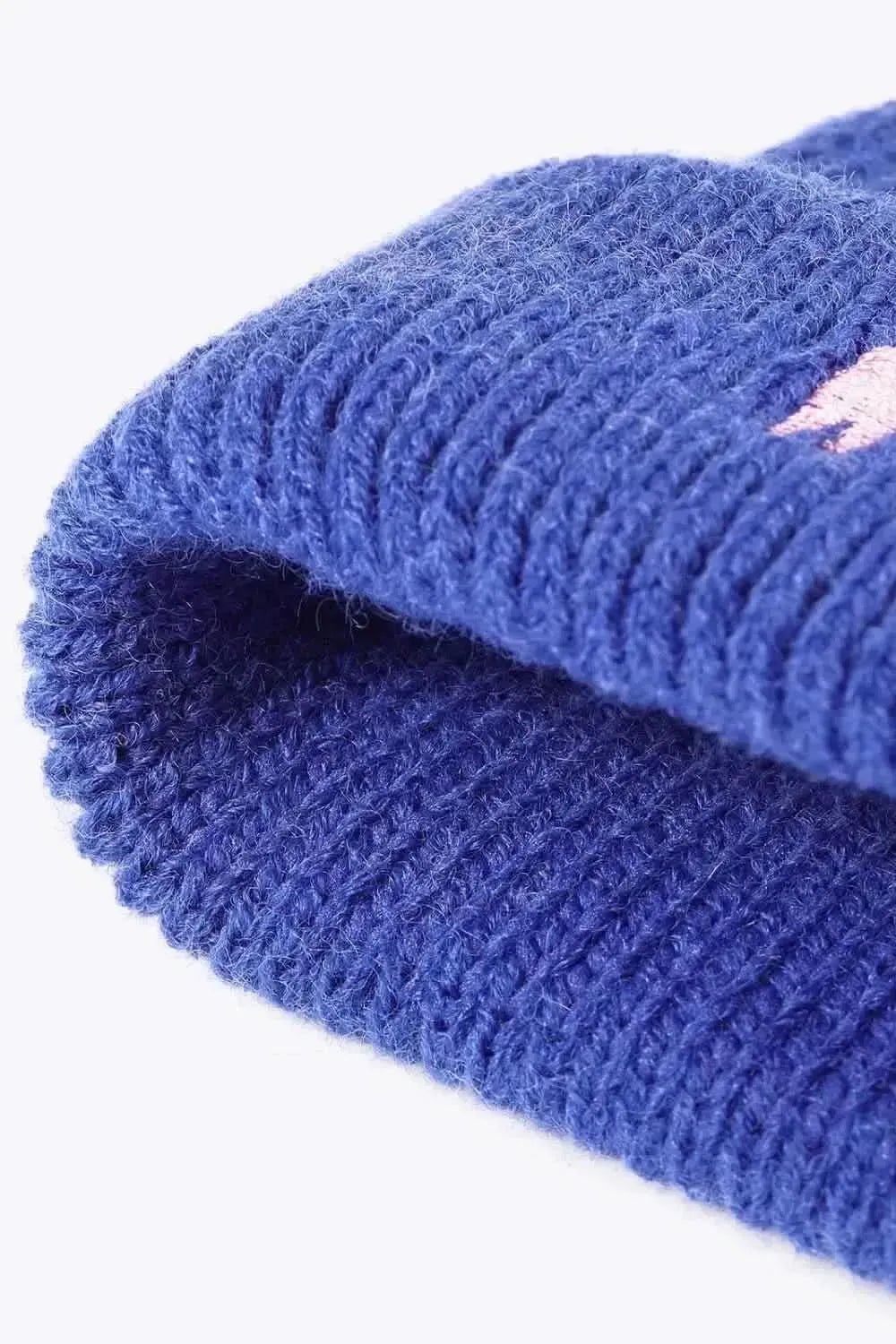 COME ON Embroidered Cuff Knit Beanie - Bad Moms Club
