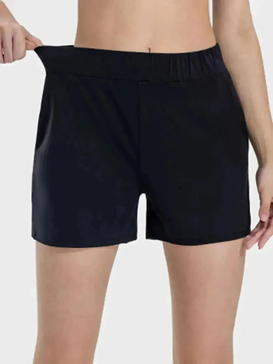 Elastic Waist Active Shorts - Bad Moms Club