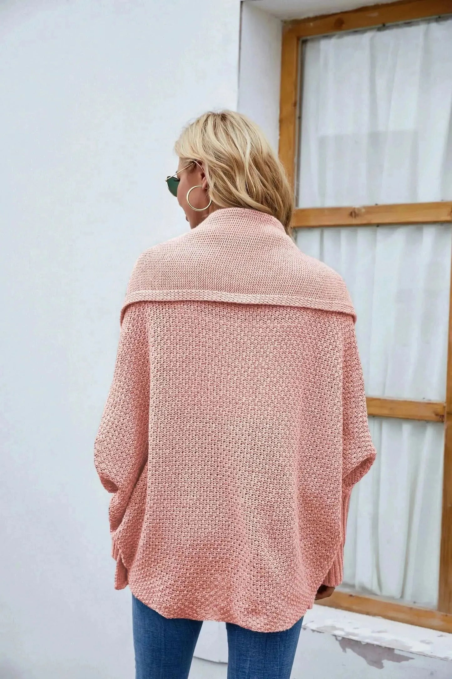 Open Front Long Sleeve Cardigan - Bad Moms Club