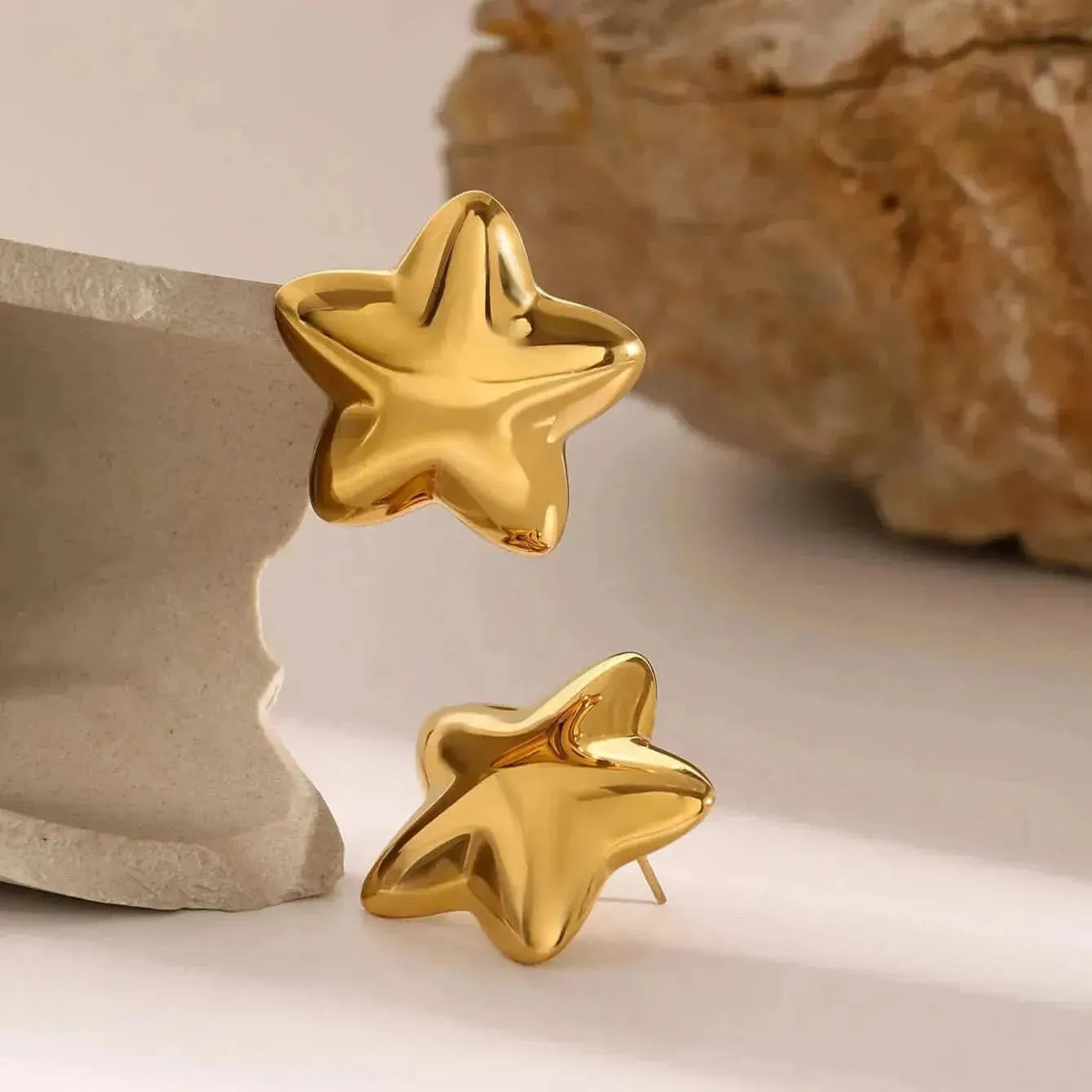 Stainless Steel Star Stud Earrings - Bad Moms Club