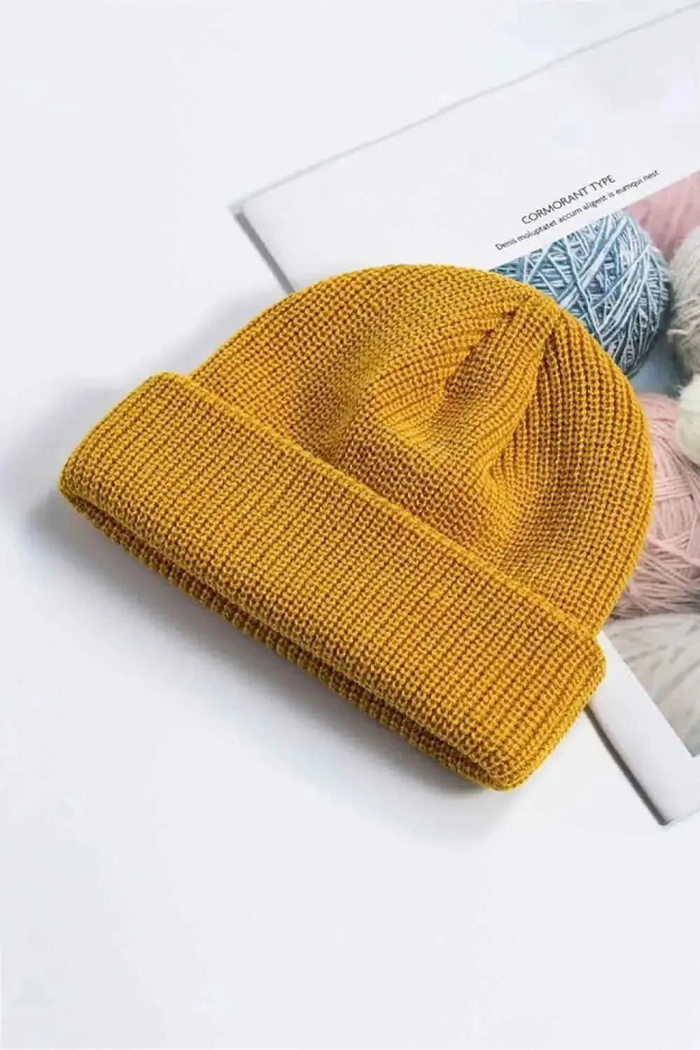 Cozy Rib-Knit Cuff Beanie - Bad Moms Club