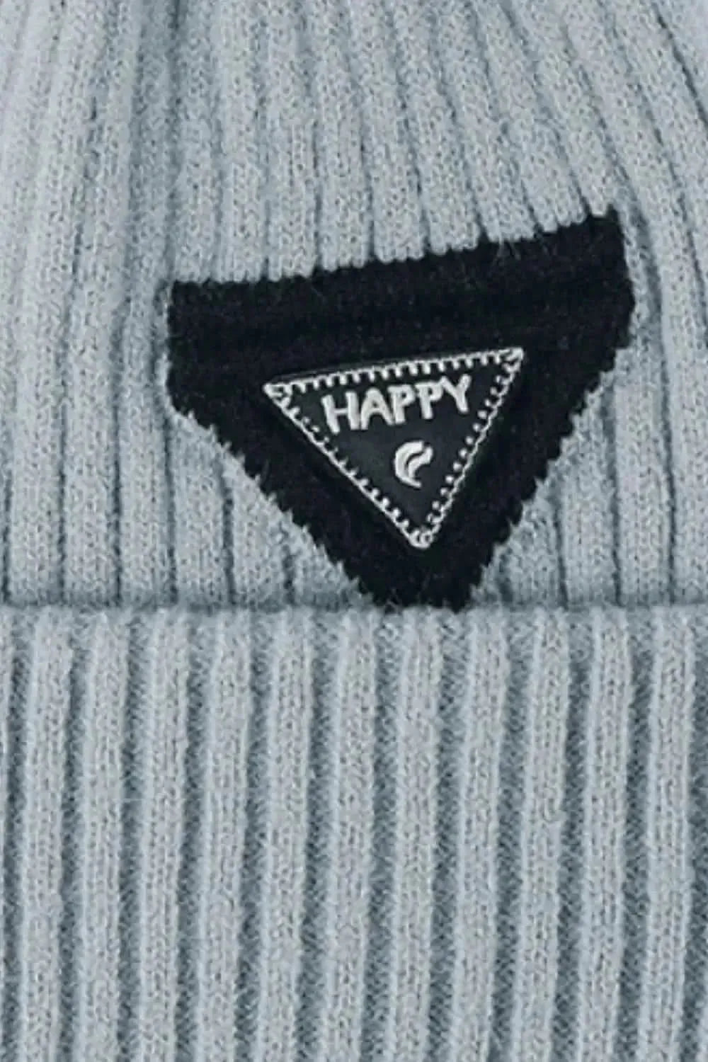 HAPPY Contrast Beanie - Bad Moms Club