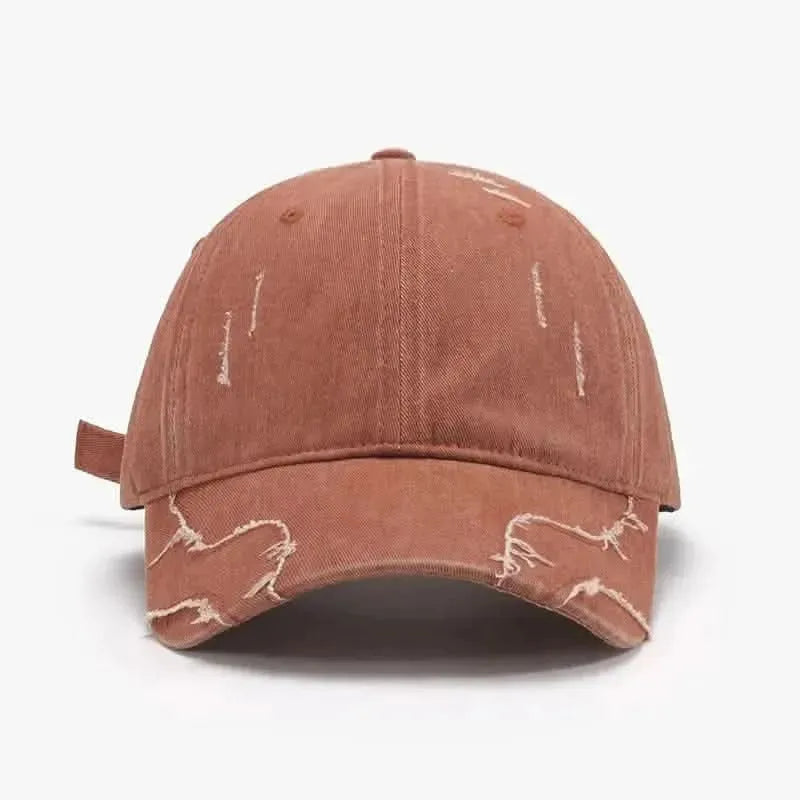 Raw Hem Adjustable Cap - Bad Moms Club