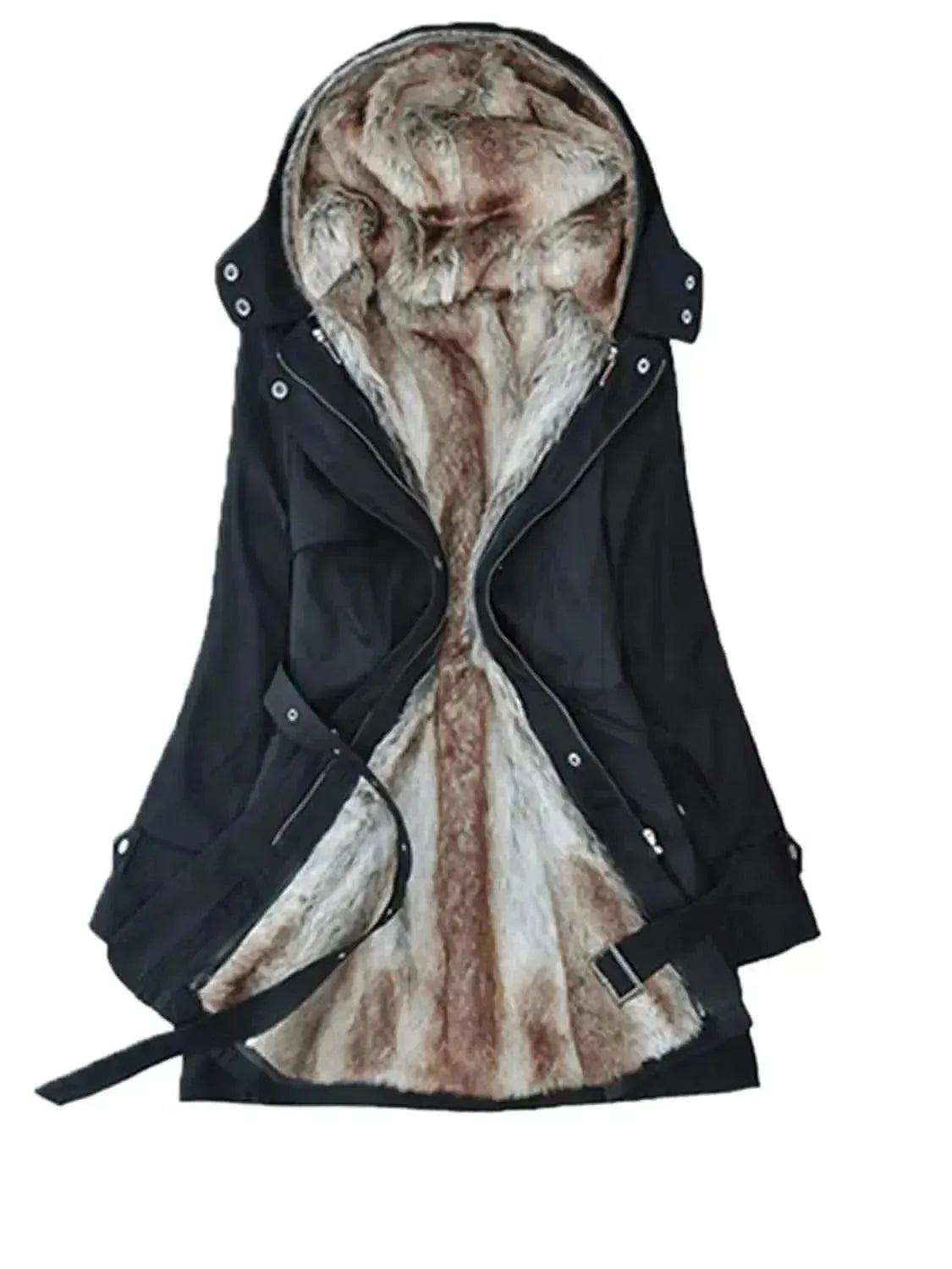 Full Size Hooded Jacket with Detachable Liner (Three-Way Wear) - Bad Moms Club
