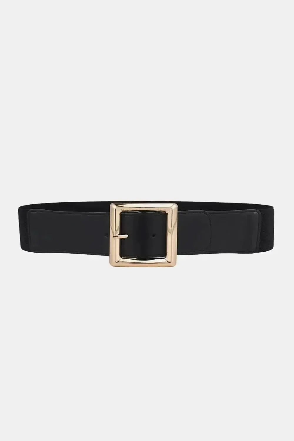 Rectangle Buckle Elastic Wide Belt - Bad Moms Club