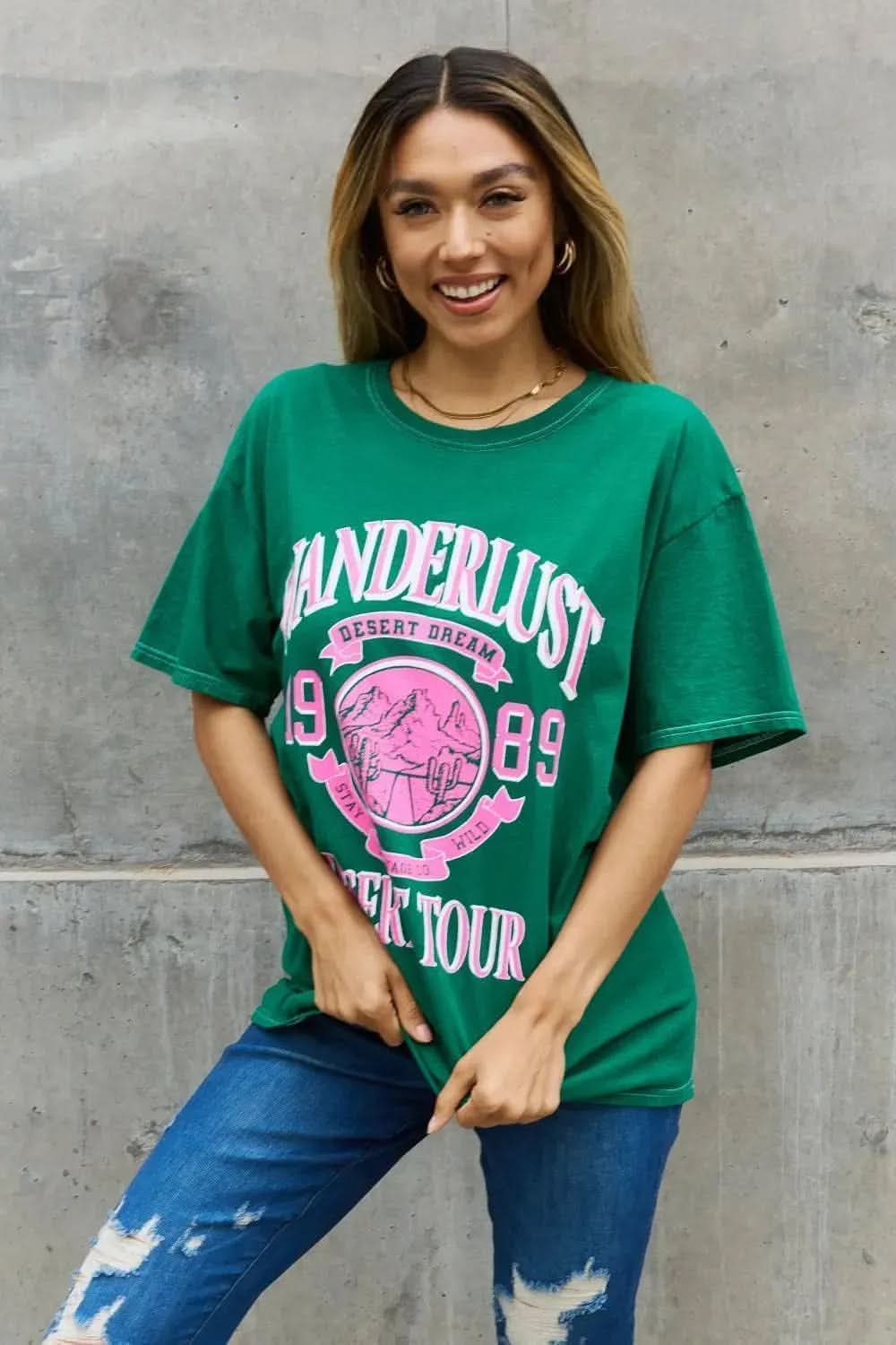 Sweet Claire "Wanderlust" Graphic T-Shirt - Bad Moms Club