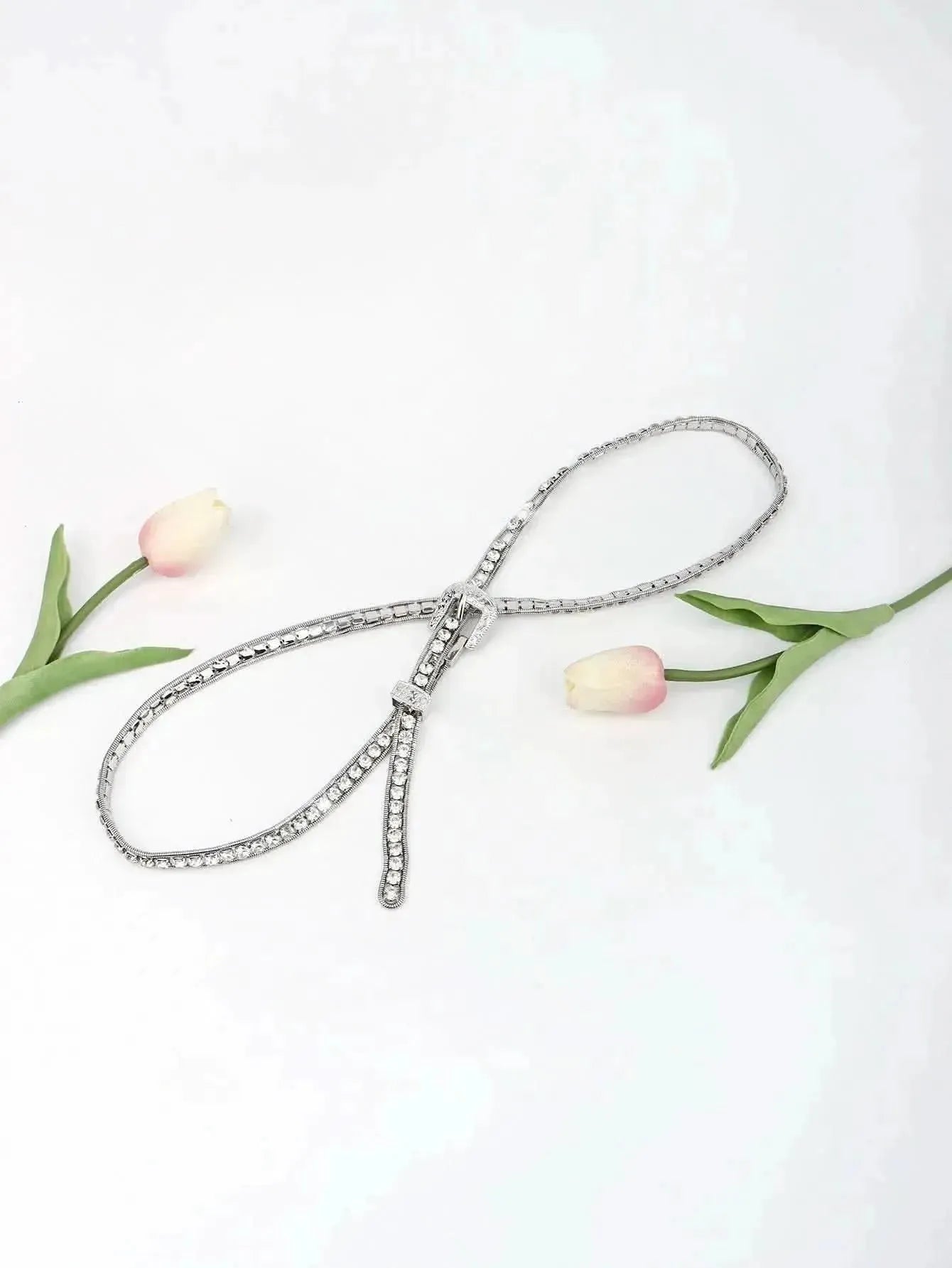 Rhinestone Metal Belt - Bad Moms Club