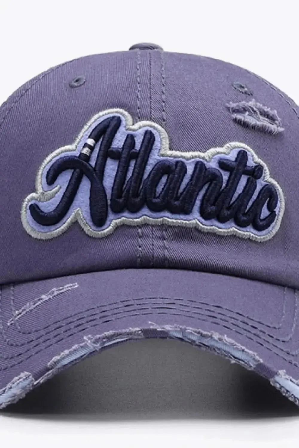 ATLANTIC Graphic Distressed Baseball Cap - Bad Moms Club