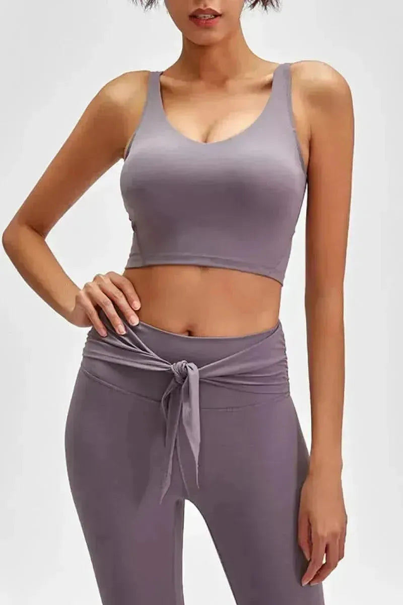 Scoop Back Sports Bra - Bad Moms Club