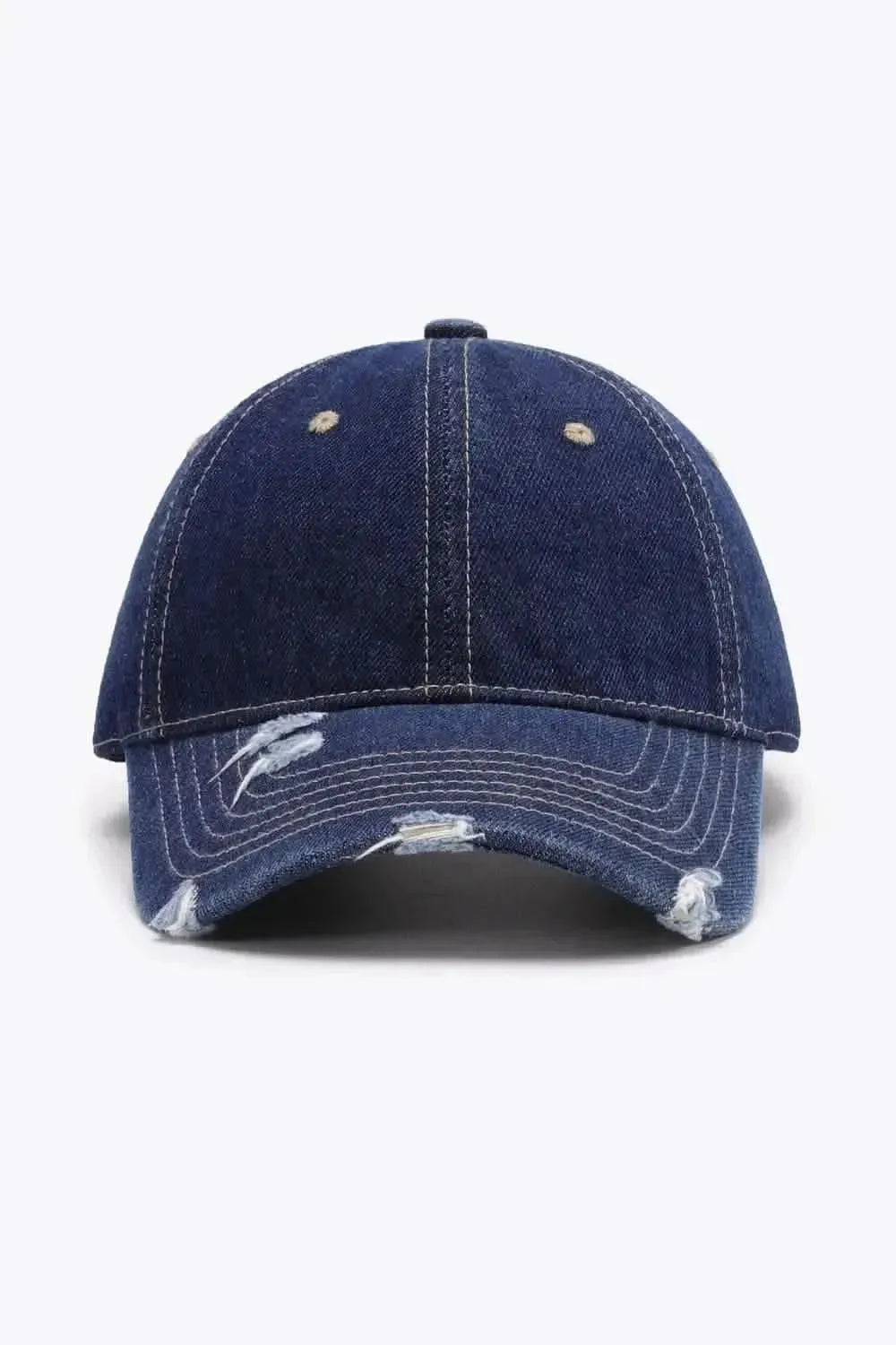 Distressed Adjustable Baseball Cap - Bad Moms Club