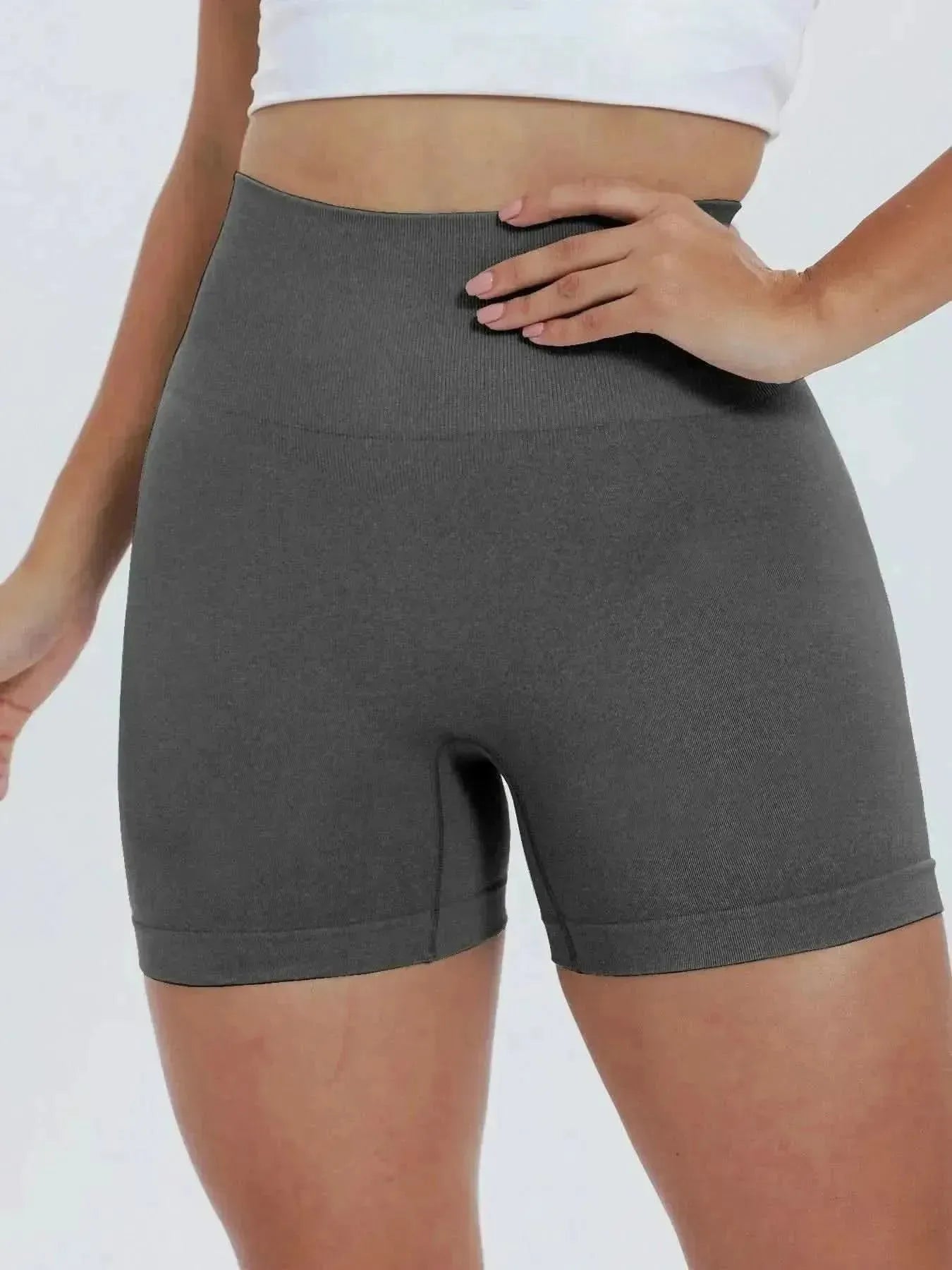 High Waist Active Shorts - Bad Moms Club