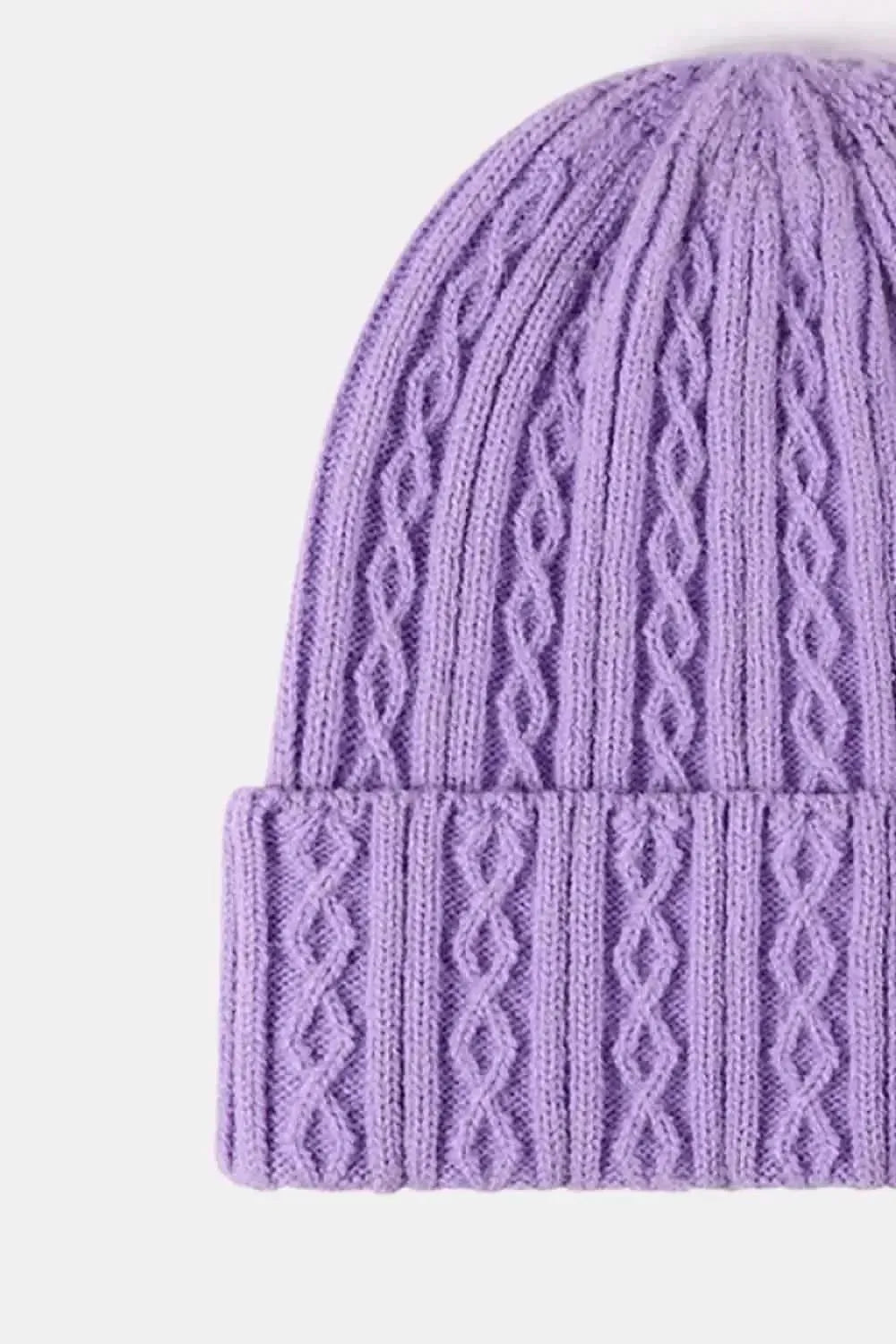 Mixed Knit Cuff Beanie - Bad Moms Club