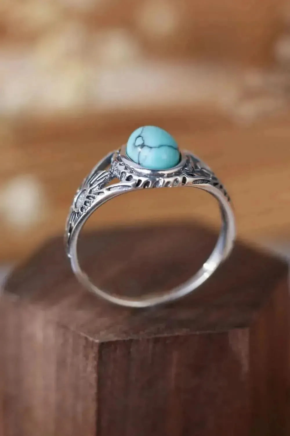 Turquoise 925 Sterling Silver Ring - Bad Moms Club