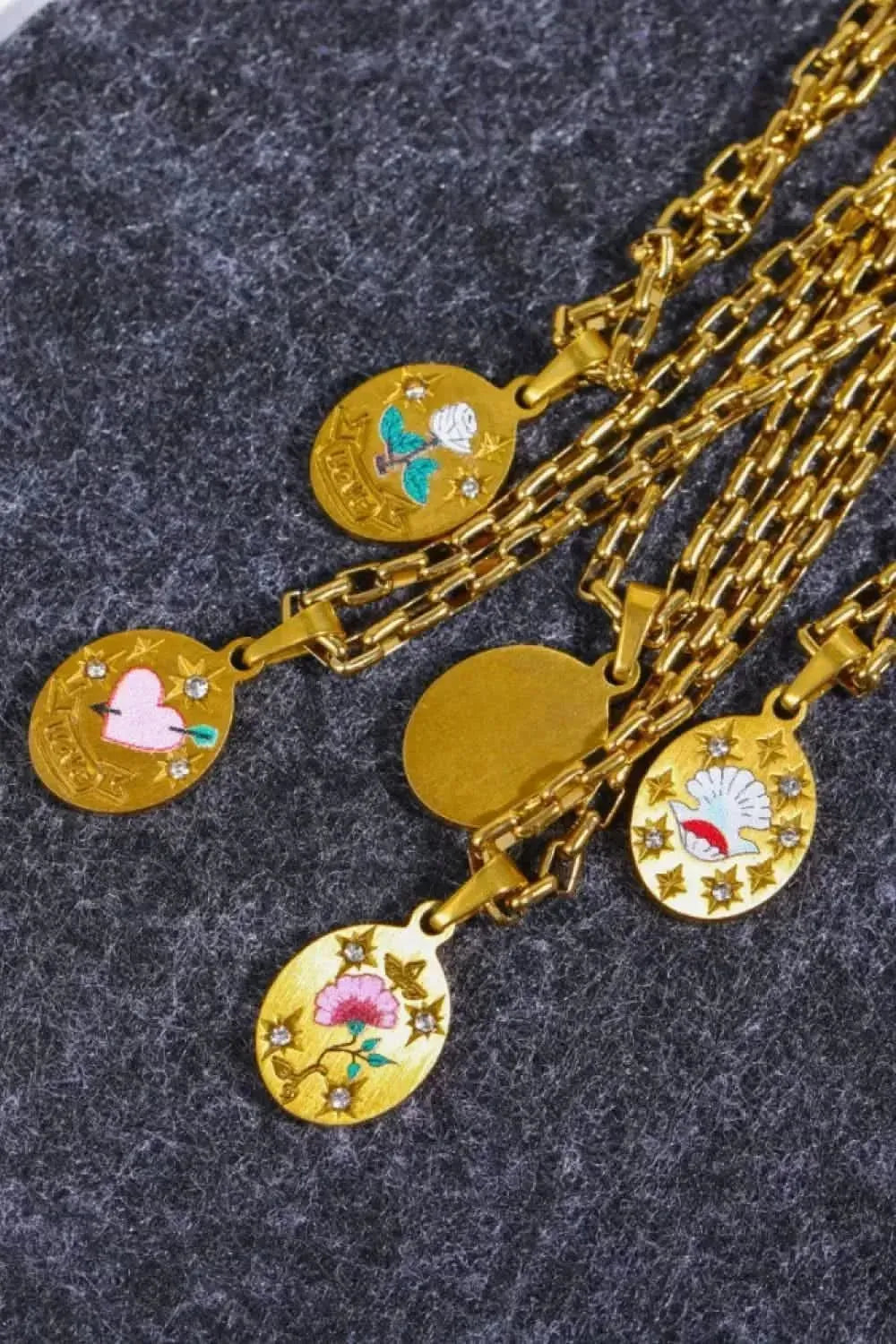 Stainless Steel 18K Gold-Plated Necklace - Bad Moms Club