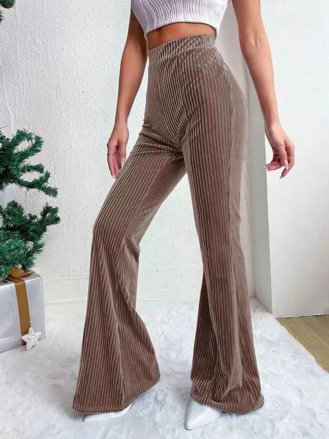 High Waist Flare Pants - Bad Moms Club