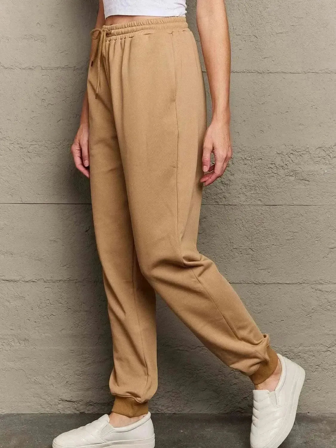 Simply Love Full Size Drawstring Sweatpants - Bad Moms Club