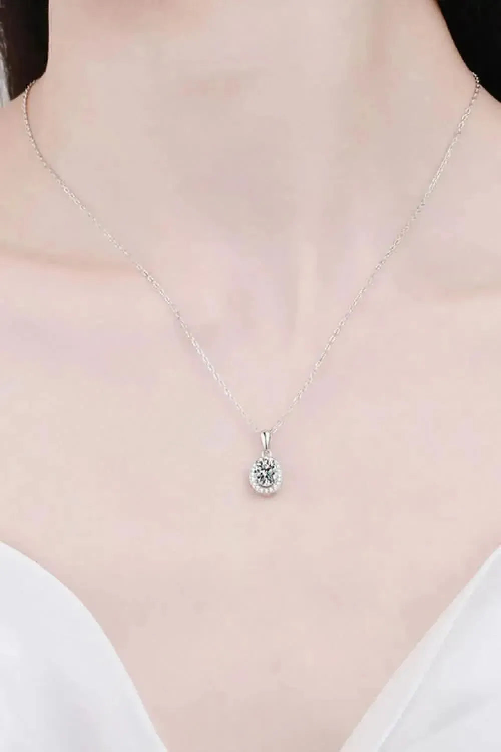 Be The One 1 Carat Moissanite Pendant Necklace - Bad Moms Club
