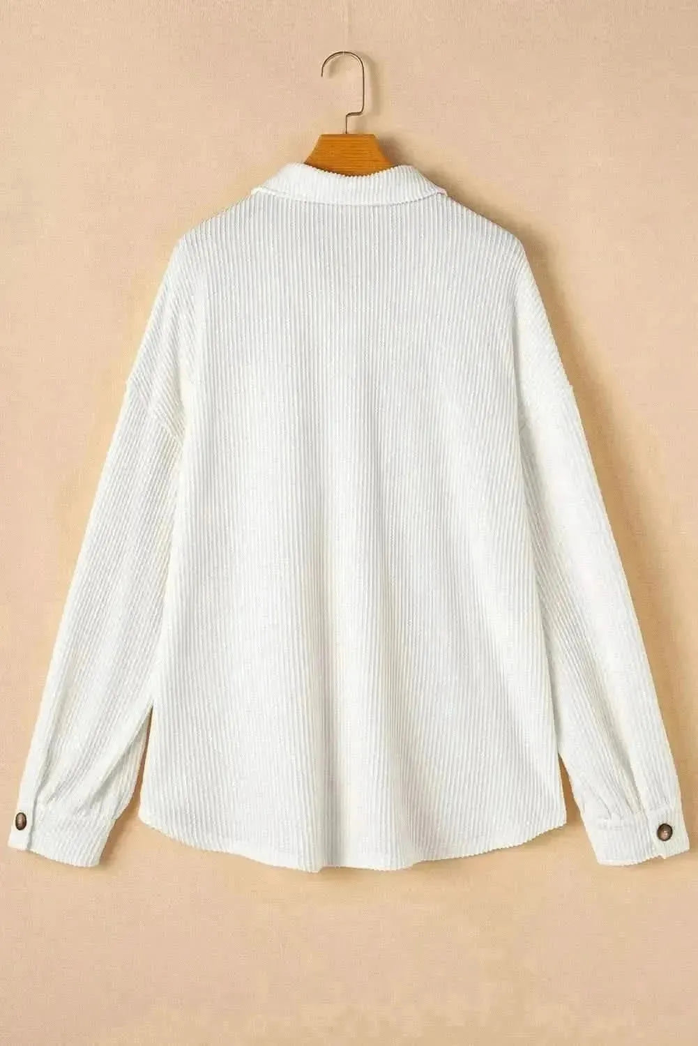 Plus Size Button Up Long Sleeve Jacket - Bad Moms Club
