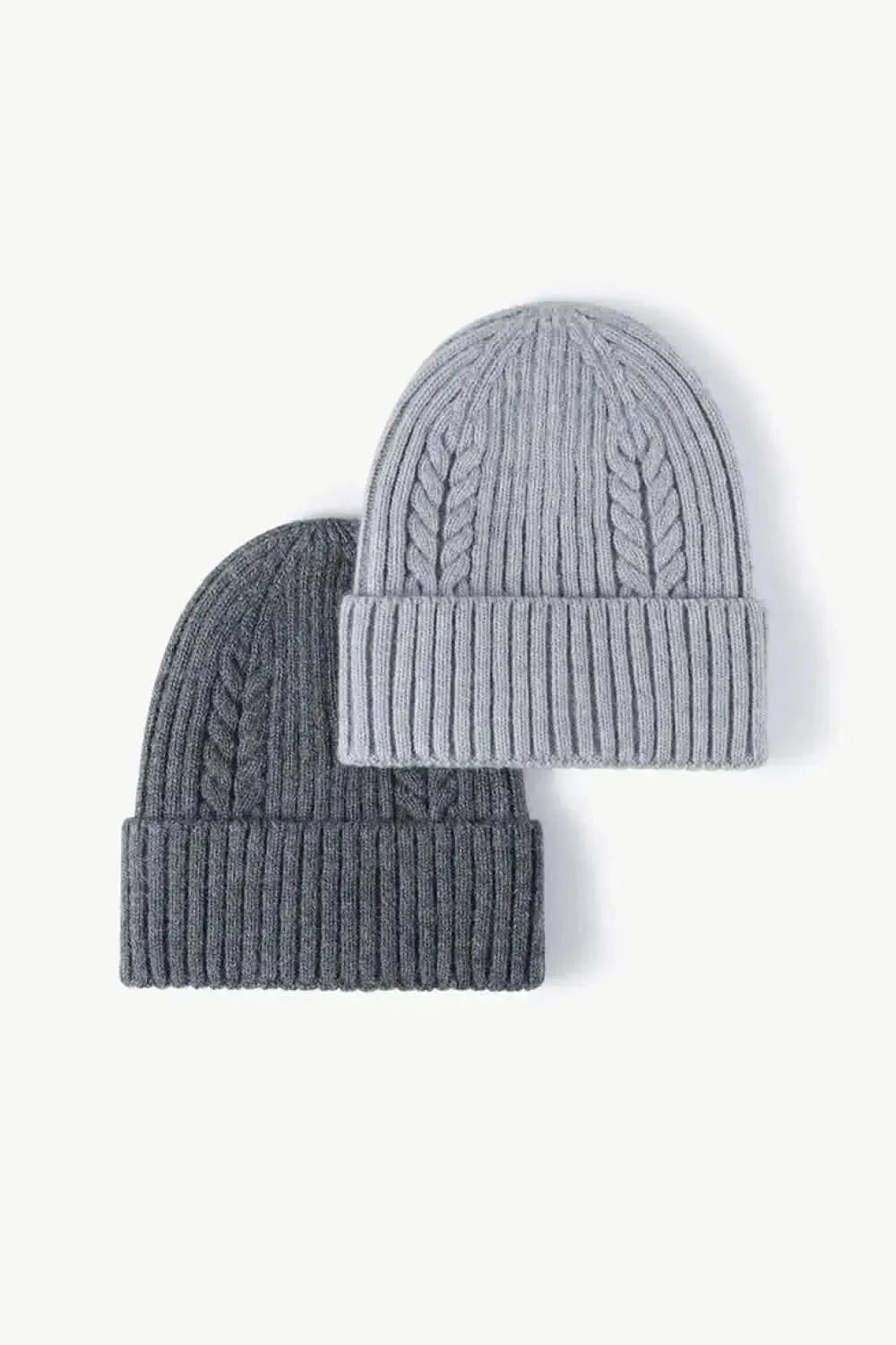 Cable-Knit Cuff Beanie - Bad Moms Club