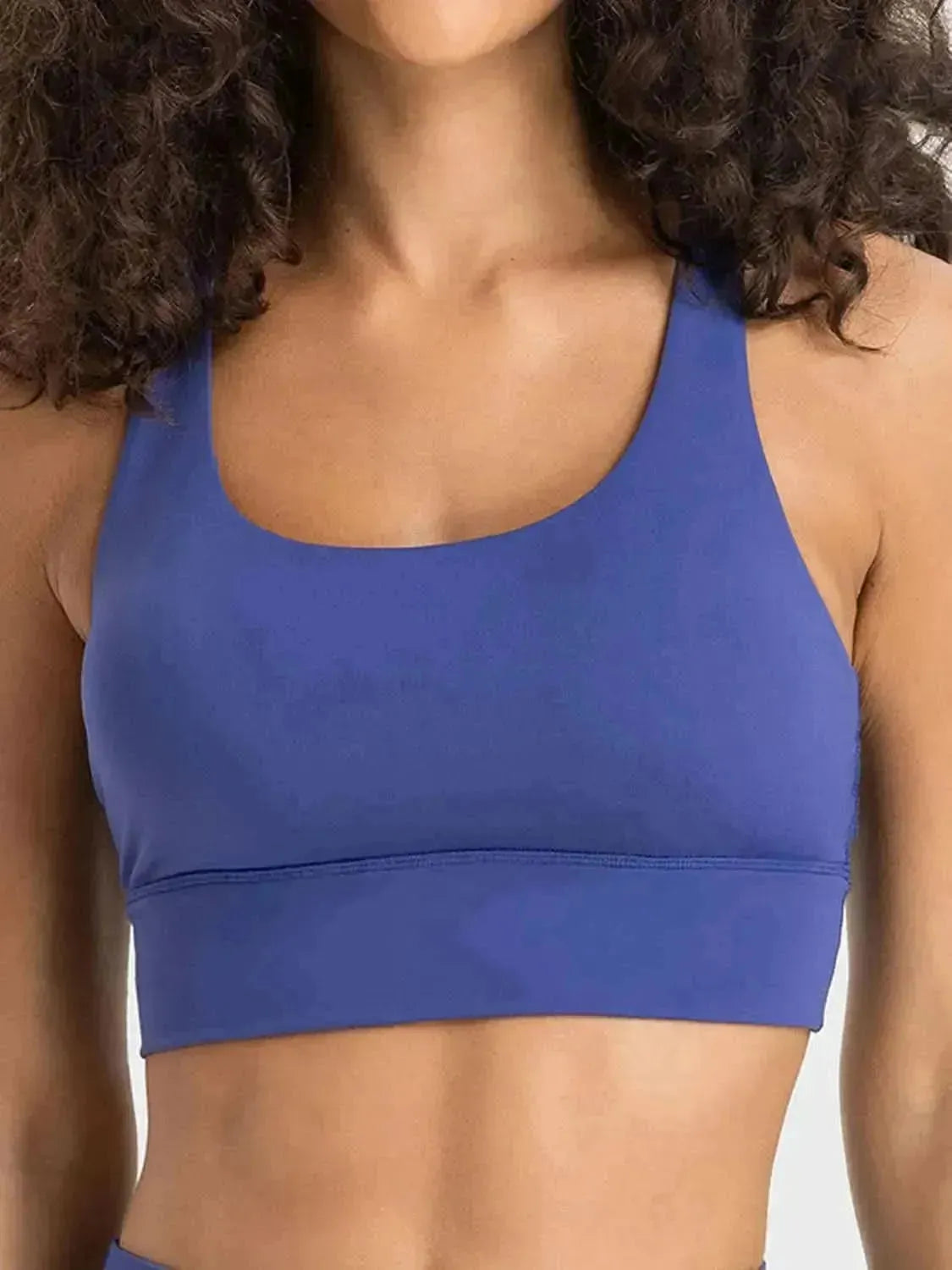 Crisscross Scoop Neck Active Tank - Bad Moms Club