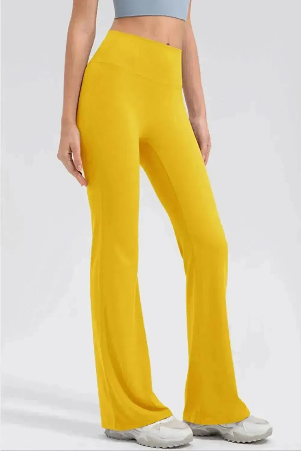High Waist Straight Active Pants - Bad Moms Club
