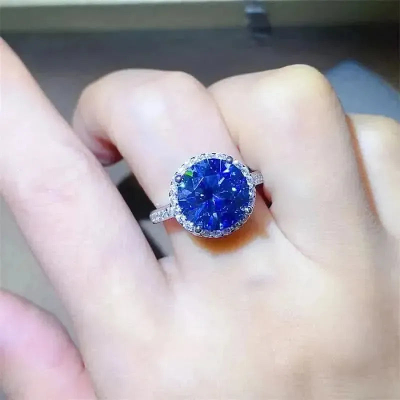 5 Carat Moissanite 925 Sterling Silver Ring - Bad Moms Club