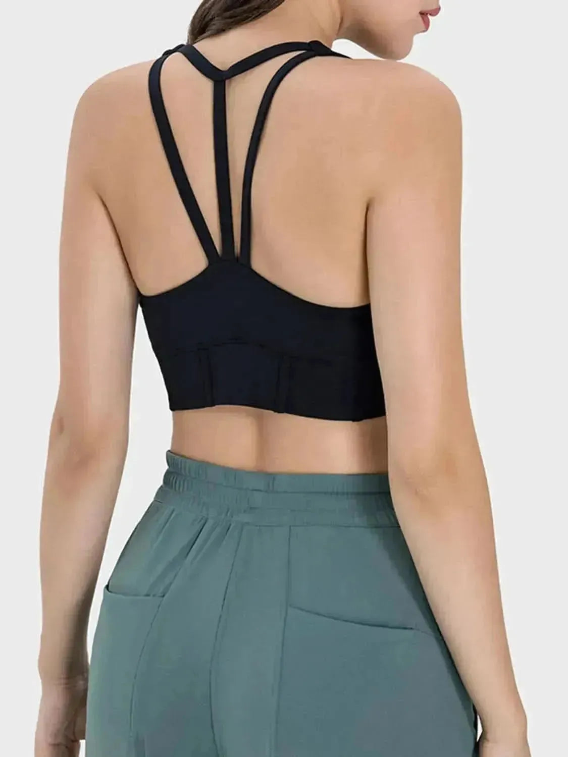 Square Neck Wide Strap Active Tank - Bad Moms Club