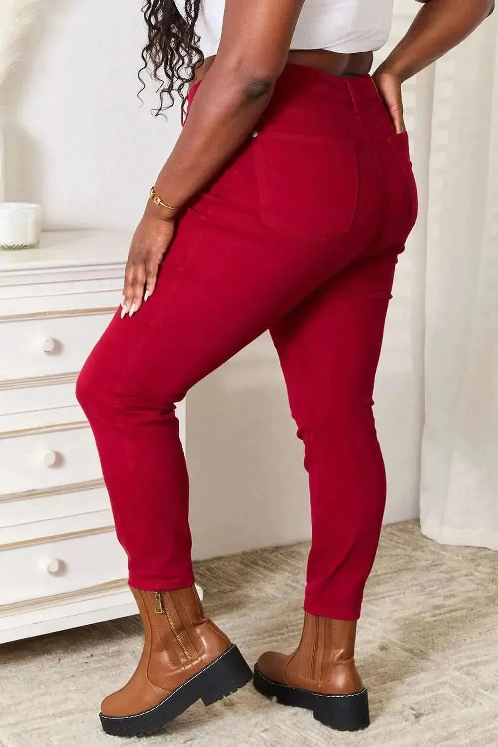Judy Blue Full Size High Waist Tummy Control Skinny Jeans - Bad Moms Club