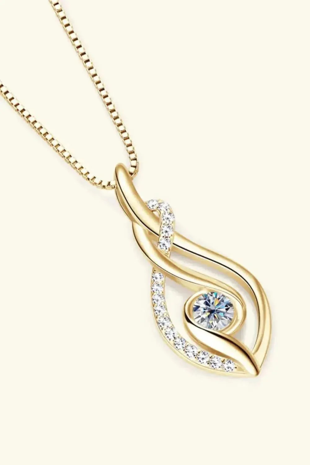 Moissanite 925 Sterling Silver Necklace - Bad Moms Club