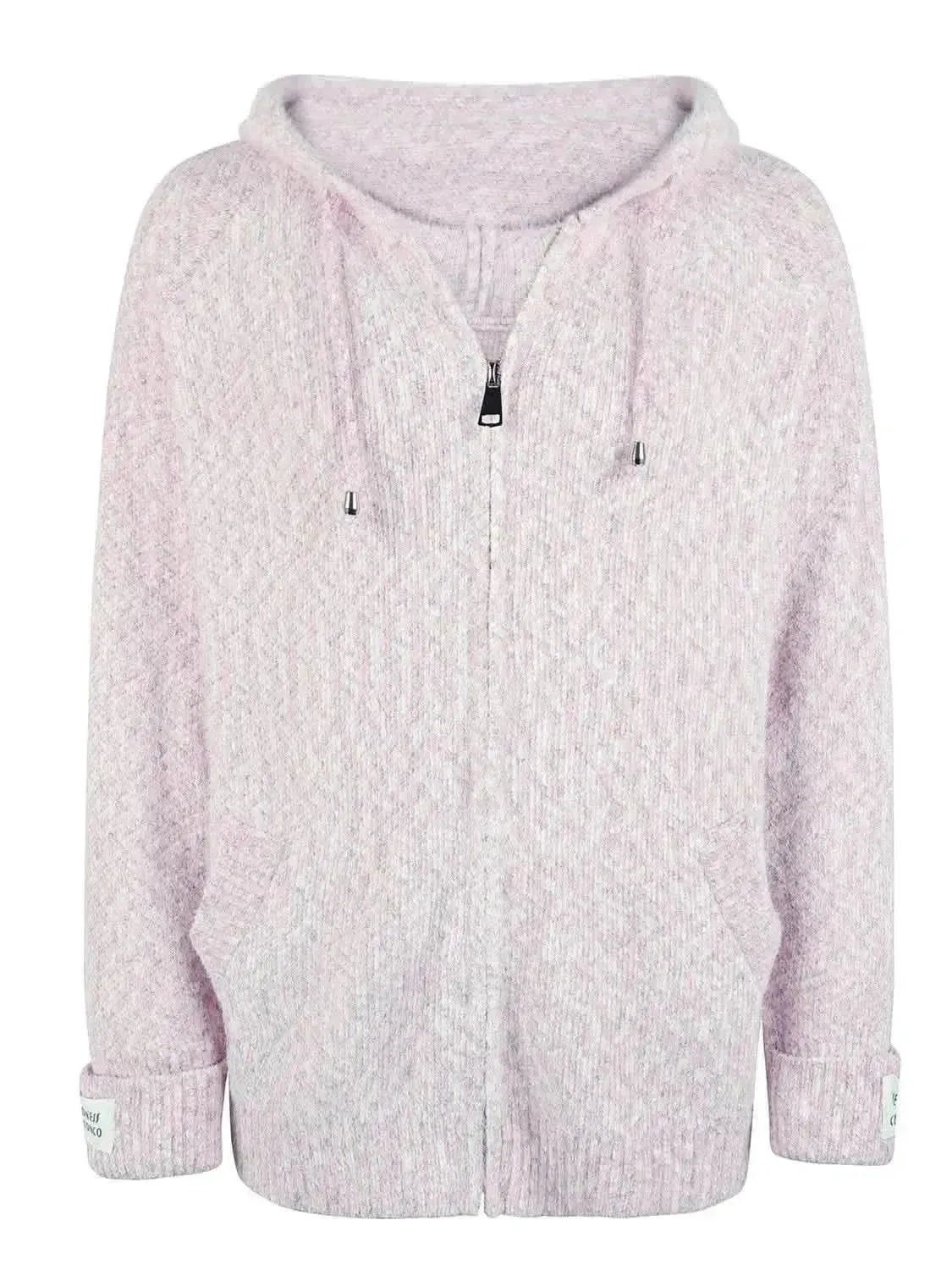 Zip-Up Hooded Sweater - Bad Moms Club