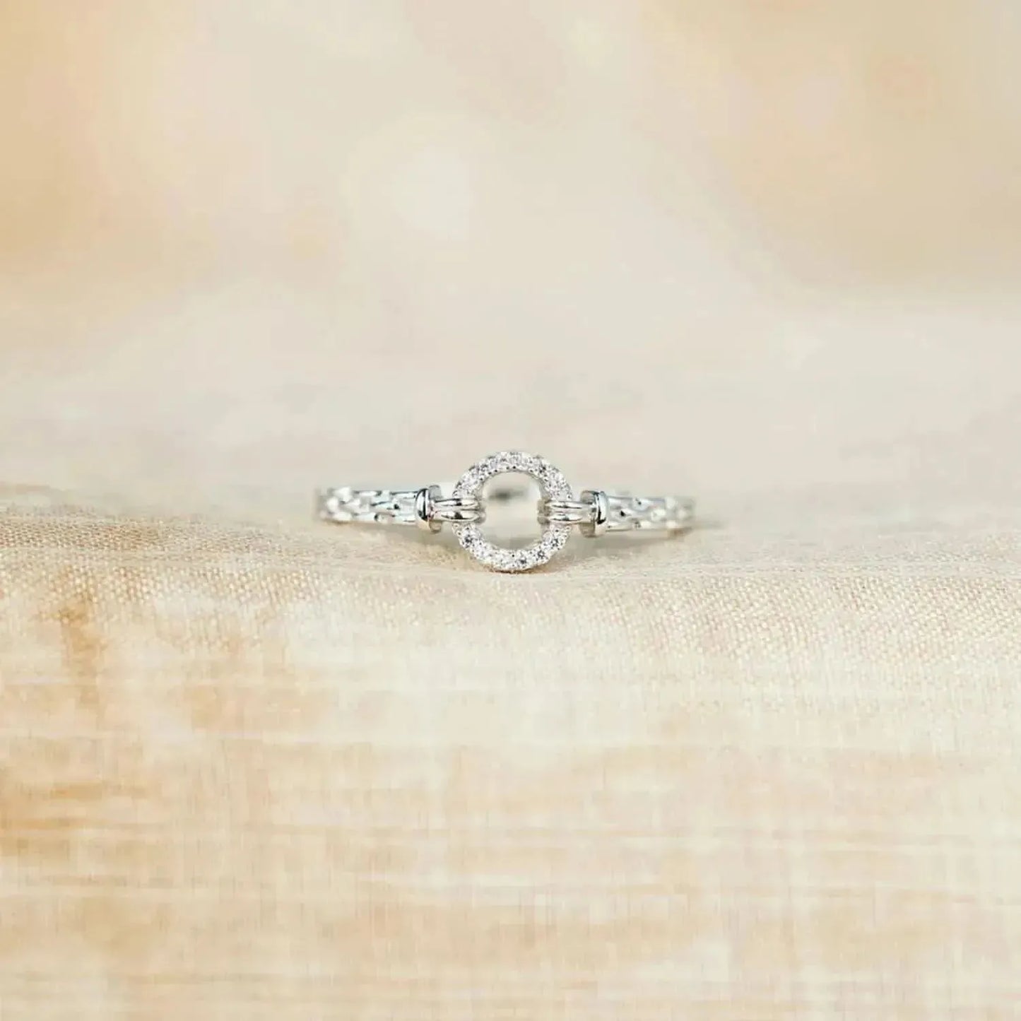 Inlaid Zircon 925 Sterling Silver Ring - Bad Moms Club