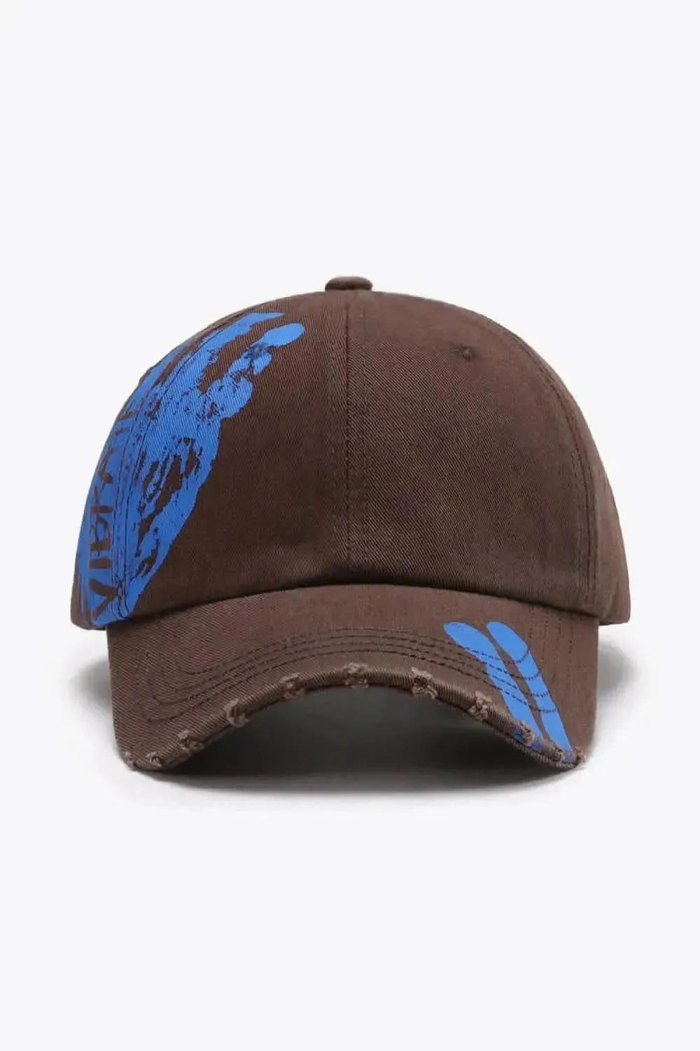 VIBRA Graphic Distressed Adjustable Baseball Cap - Bad Moms Club