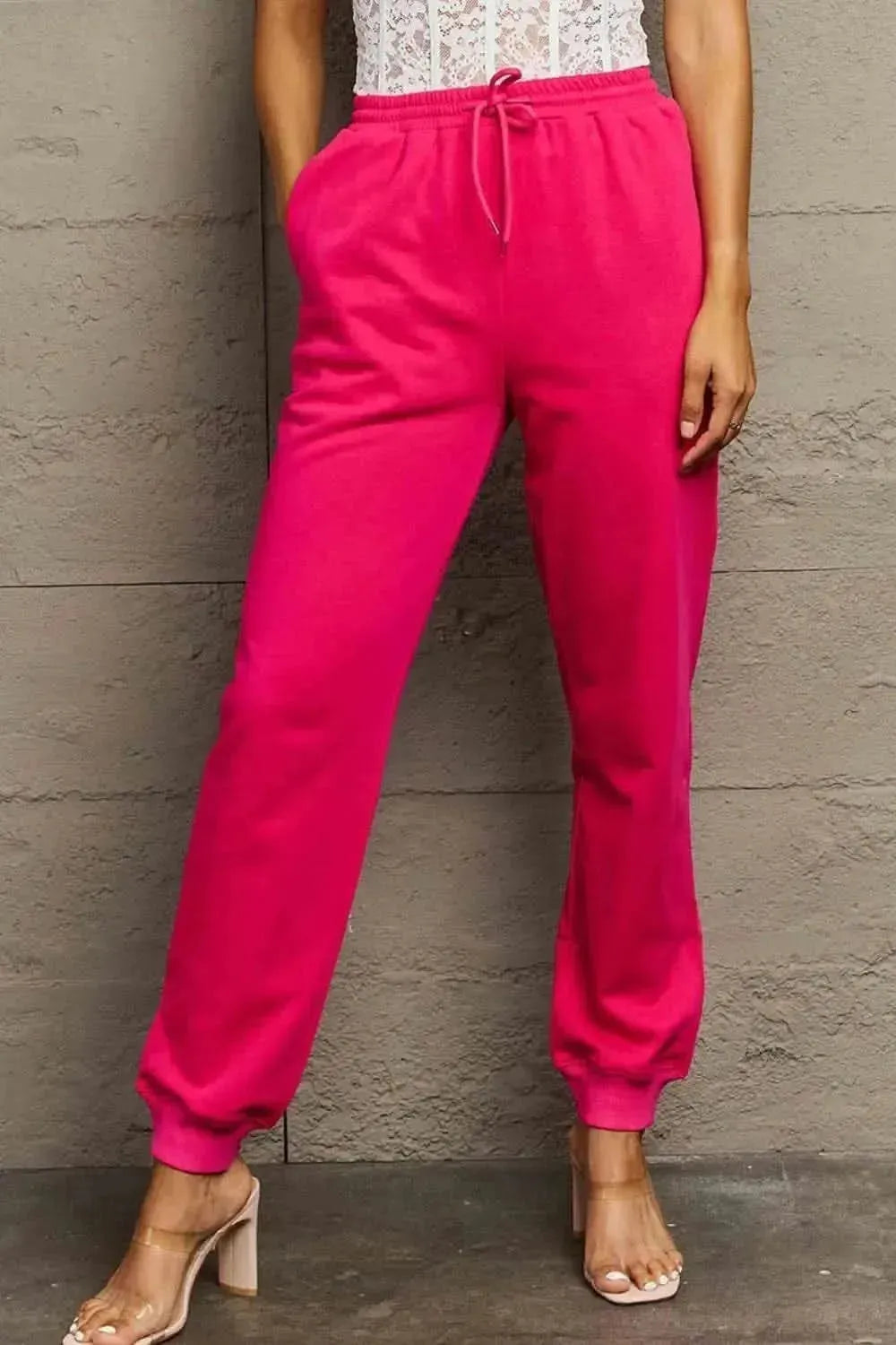 Simply Love Full Size Drawstring Sweatpants - Bad Moms Club