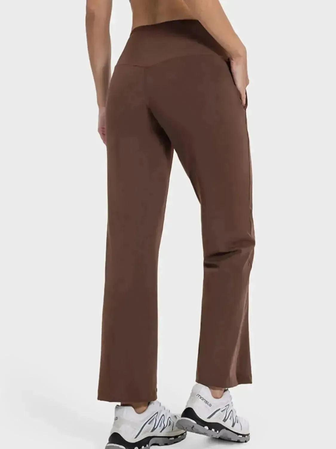 Pocketed High Waist Active Pants - Bad Moms Club