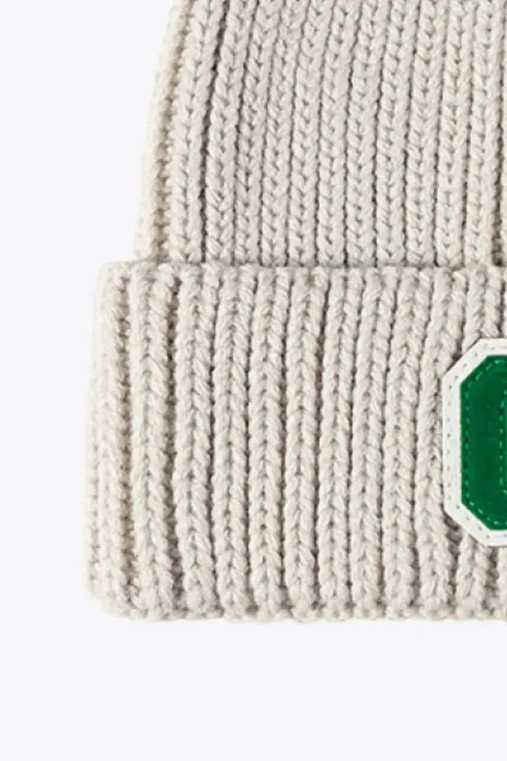 Letter C Patch Cuffed Beanie - Bad Moms Club