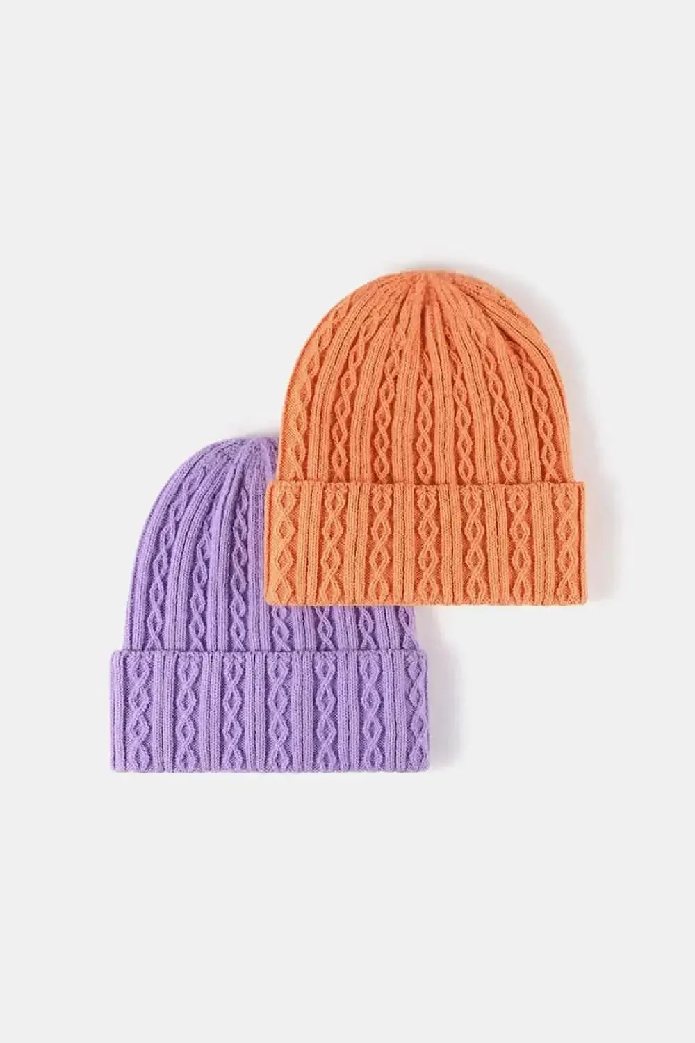 Mixed Knit Cuff Beanie - Bad Moms Club