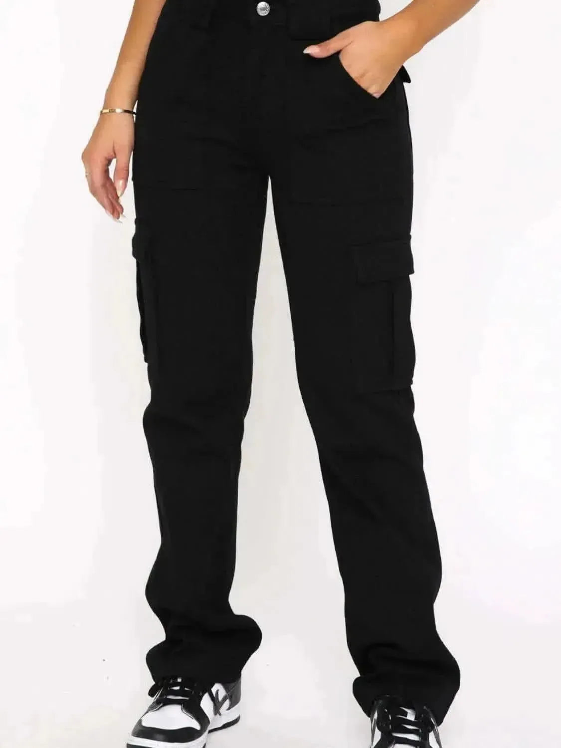 Straight Leg Cargo Pants - Bad Moms Club