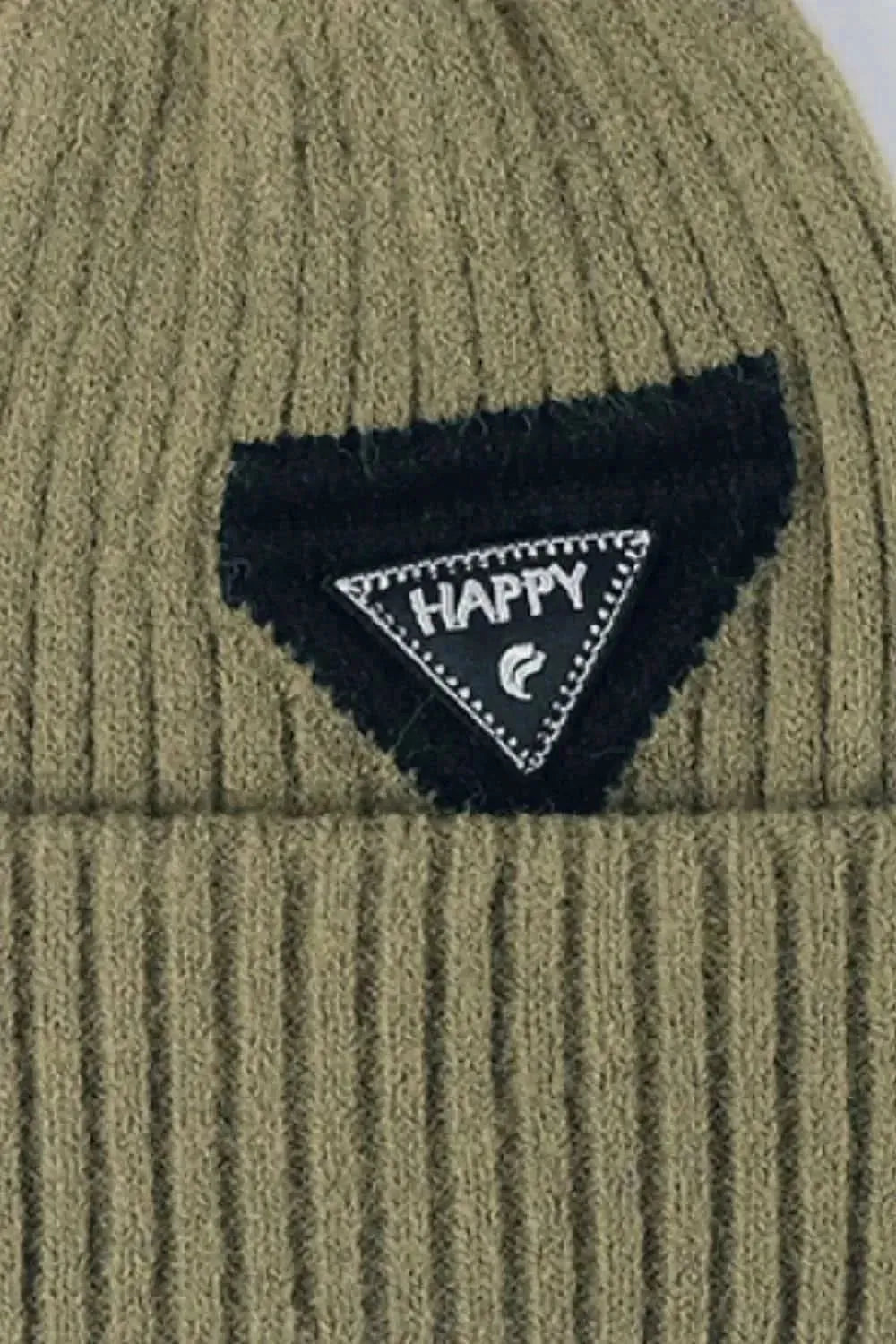 HAPPY Contrast Beanie - Bad Moms Club