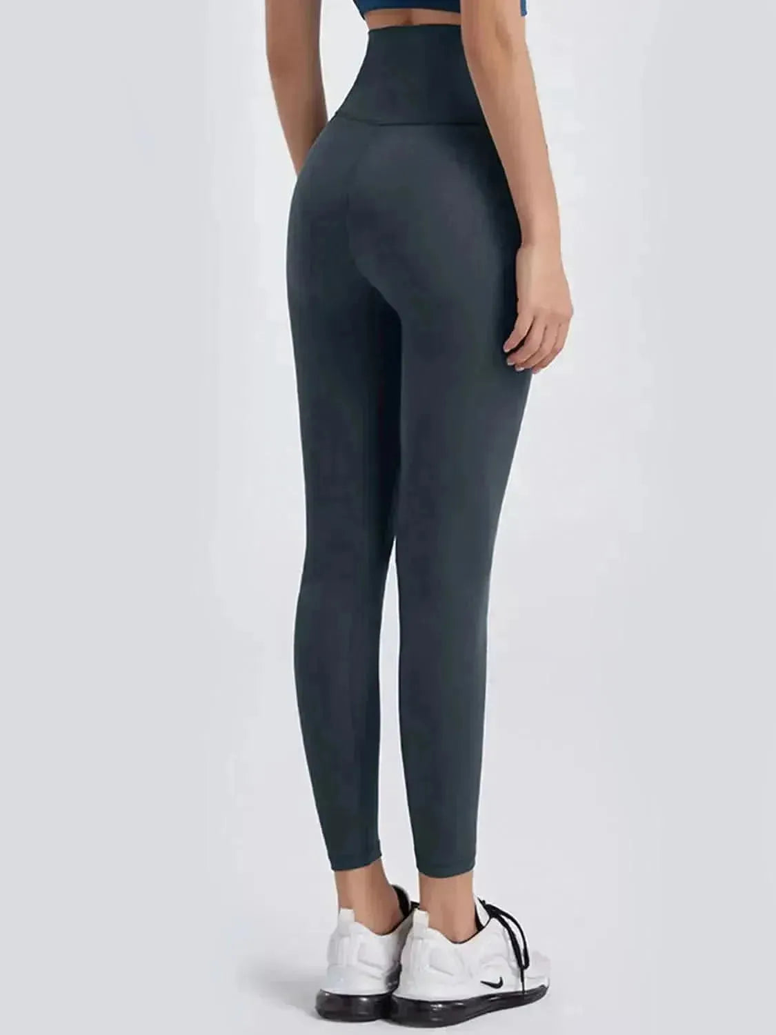 Wide Waistband Sports Leggings - Bad Moms Club