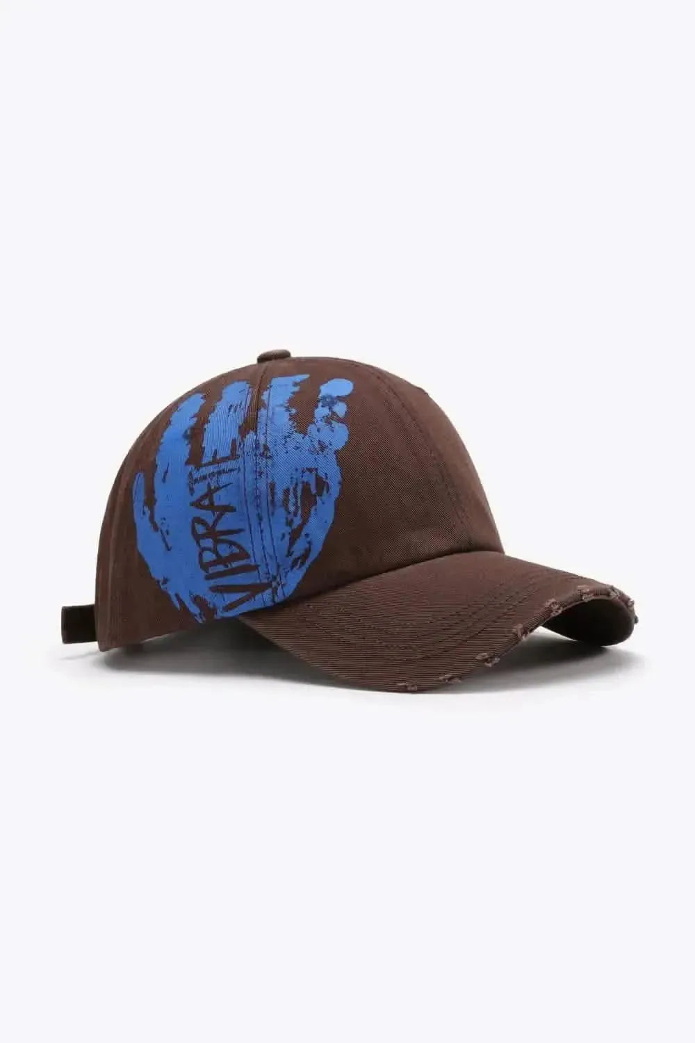VIBRA Graphic Distressed Adjustable Baseball Cap - Bad Moms Club