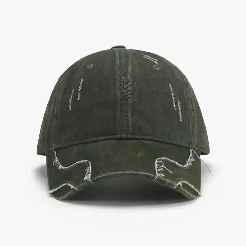 Raw Hem Adjustable Cap - Bad Moms Club