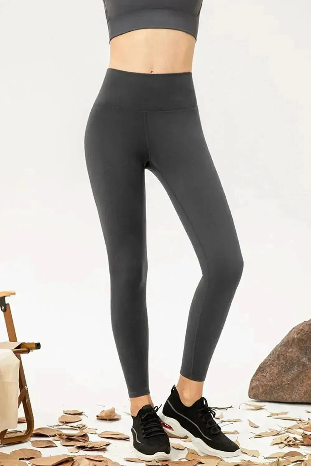 High Waist Skinny Active Pants - Bad Moms Club
