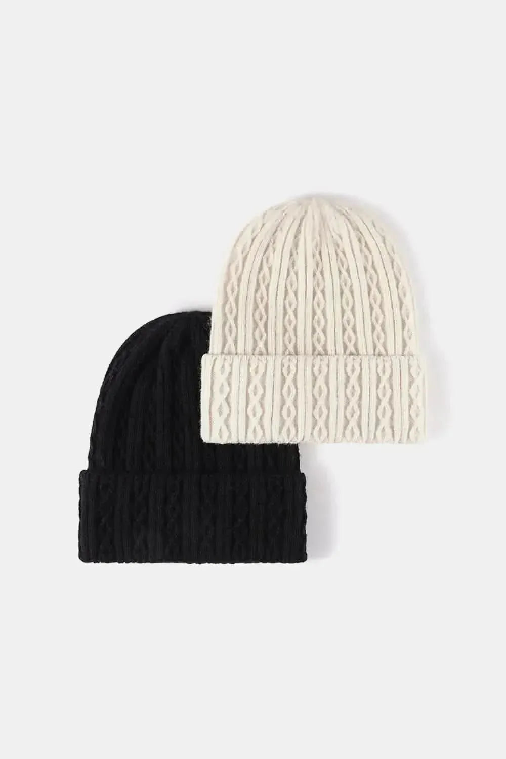 Mixed Knit Cuff Beanie - Bad Moms Club