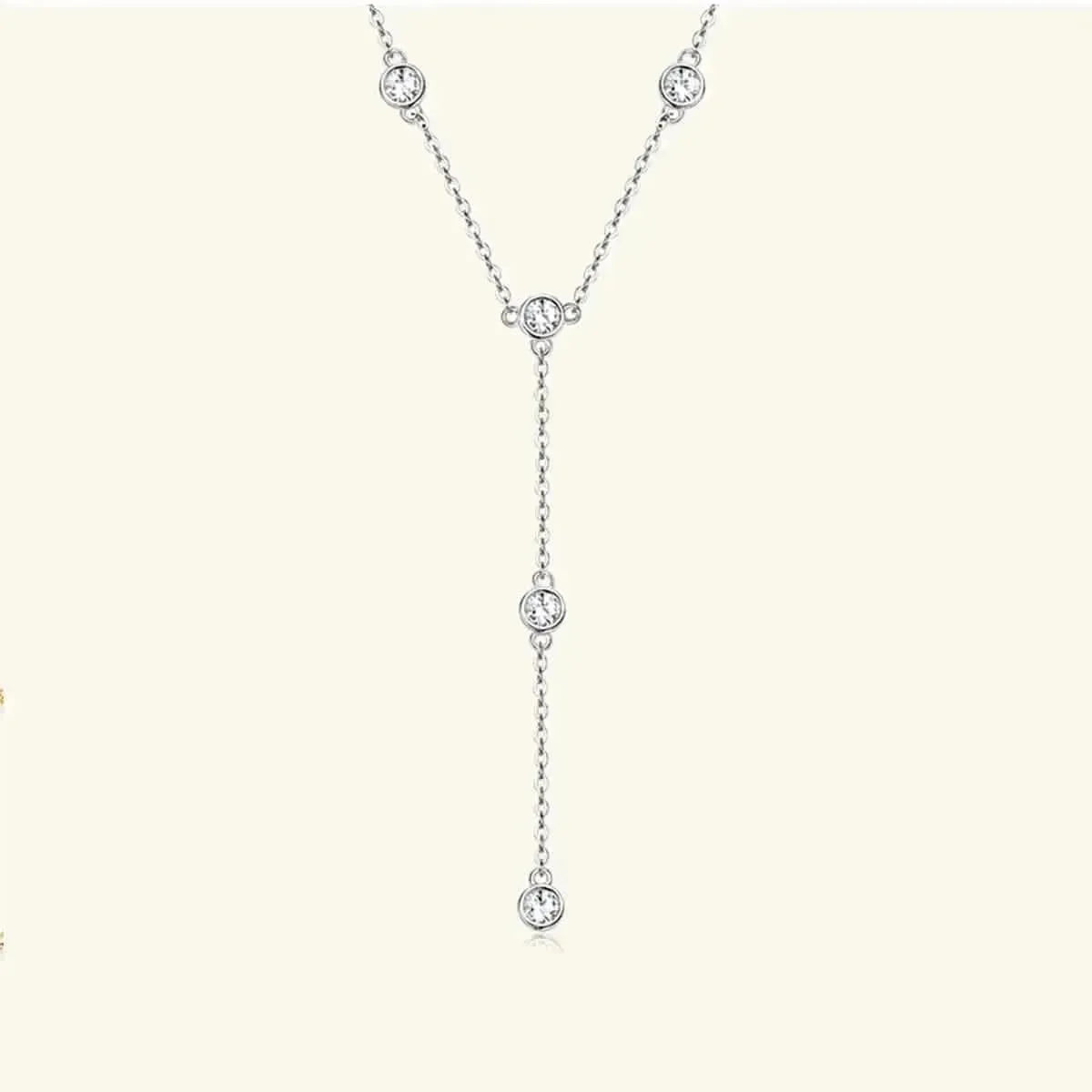 1.1 Carat Moissanite 925 Sterling Silver Necklace - Bad Moms Club