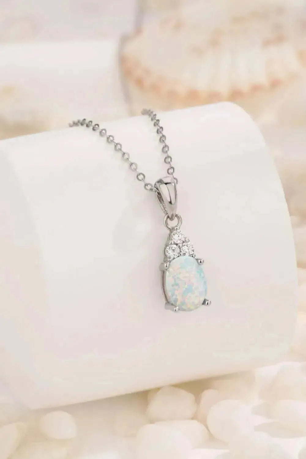Find Your Center Opal Pendant Necklace - Bad Moms Club